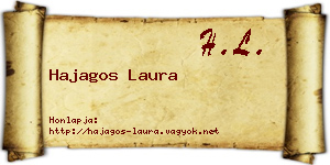 Hajagos Laura névjegykártya